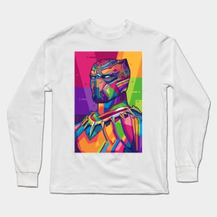 BLACK PANTHER WPAP STYLE FANART Long Sleeve T-Shirt